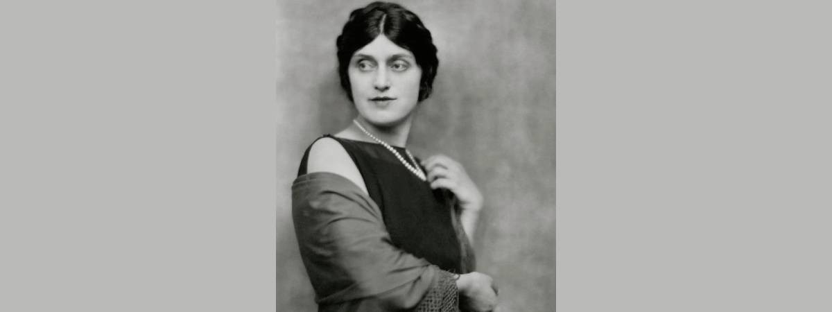black and white image of woman