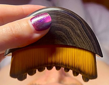 Close-up of a lymphatic brush