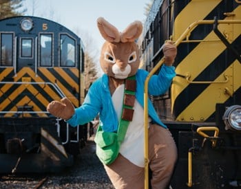 Peter Cottontail on the SC&H Railway