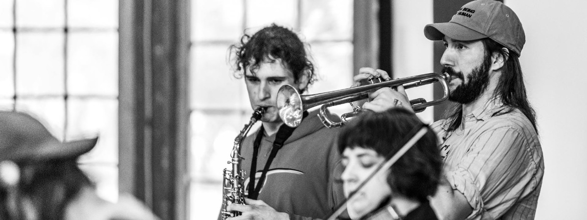 The Improv Spaces Ensemble will present a new original improvisation with live analog visuals by Derick Noetzel, inviting audiences into a space of immersive sound and interactive projection.