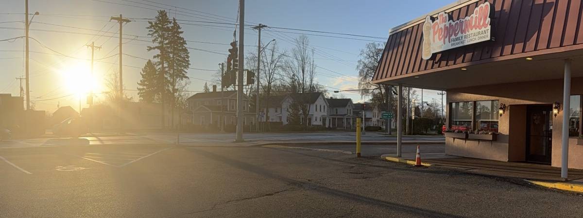 sun coming up by peppermill family restaurant