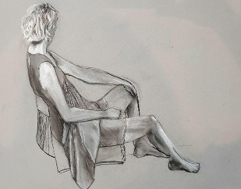Drawing of a model