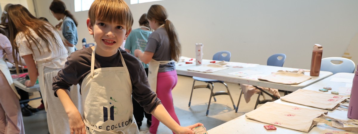 Students making at The Hyde Collection