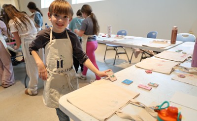 Students making at The Hyde Collection