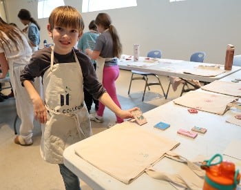 Students making at The Hyde Collection