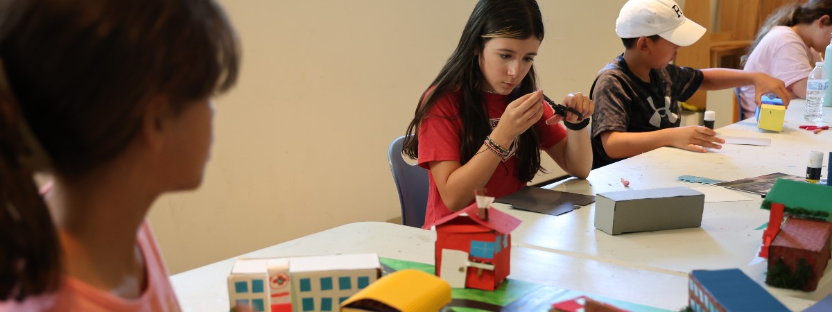 Creating artwork at The Hyde Collection