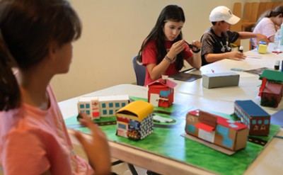Creating artwork at The Hyde Collection