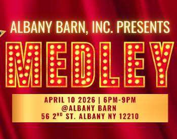 MEDLEY is a spring fundraiser held on April 10, 2026 at Albany Barn