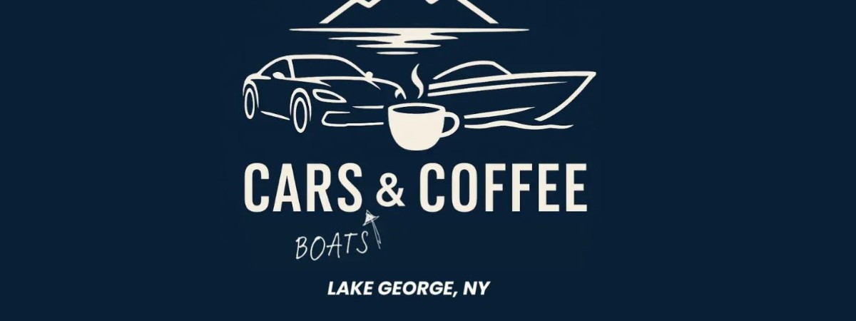 cars boats and coffee logo