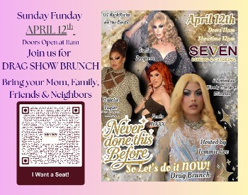 Drag brunch April 2026