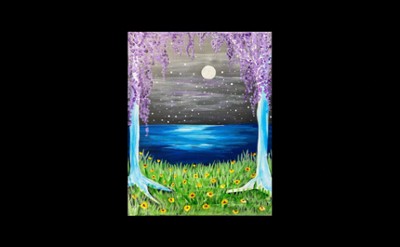 Flowering Lake Paint & Sip Event