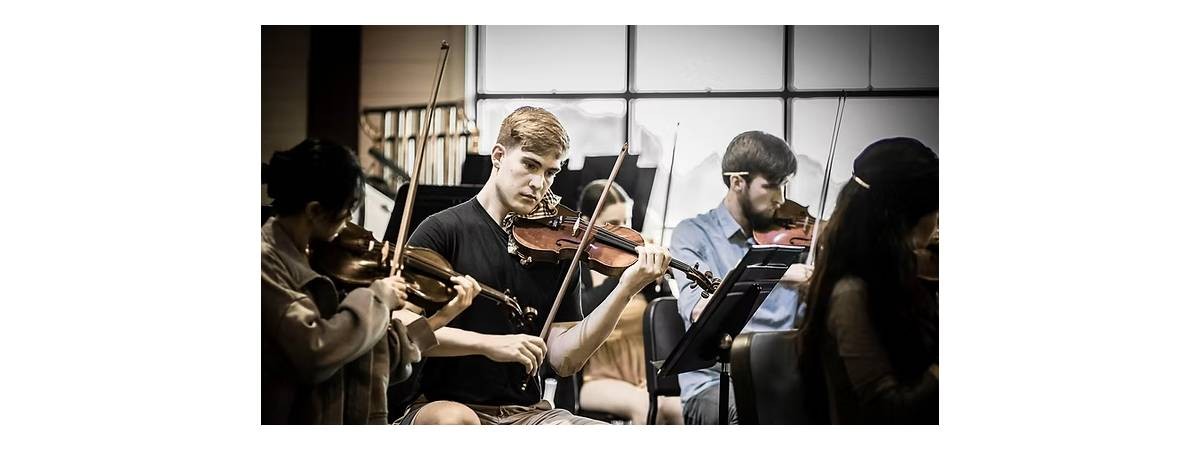 musicians on stage