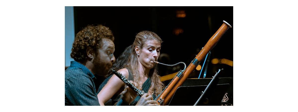 musicians on stage