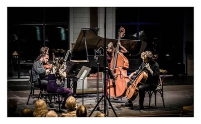 musicians on stage