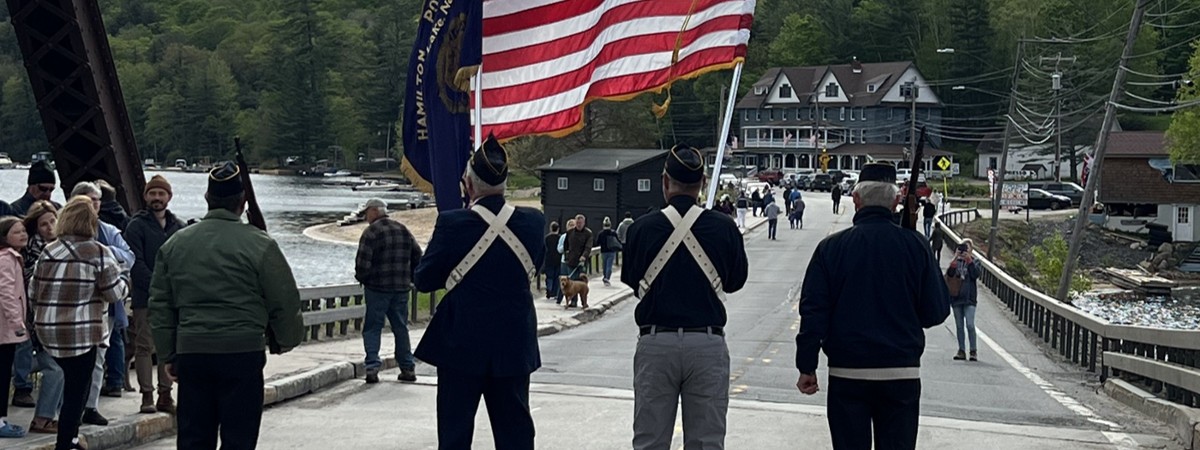 men in parade