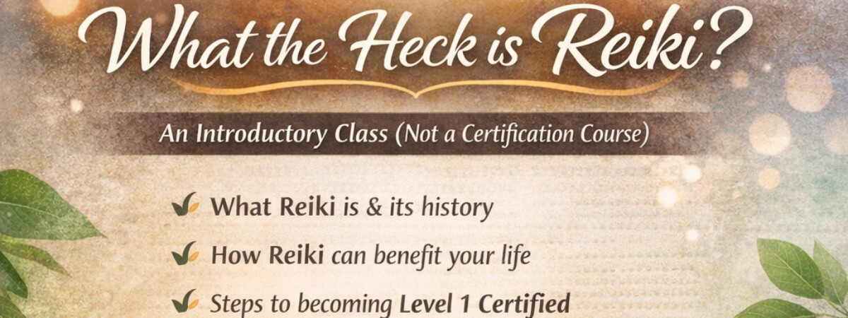 Reiki class at Saratoga Reiki Room hosted by Stacey Doltz, owner and Reiki Master