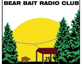 Radio Club logo showing a bear
