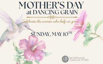 mother's day at Dancing Grain promo