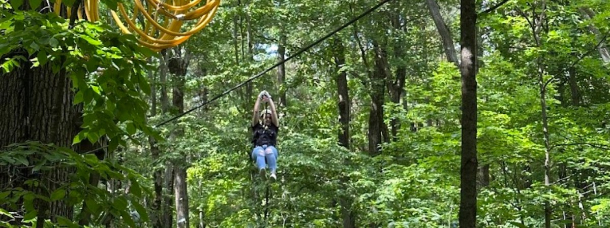 Zipping over the Gorge