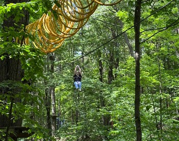 Zipping over the Gorge