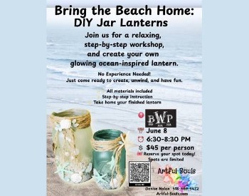 bring the beach home diy jar lanterns