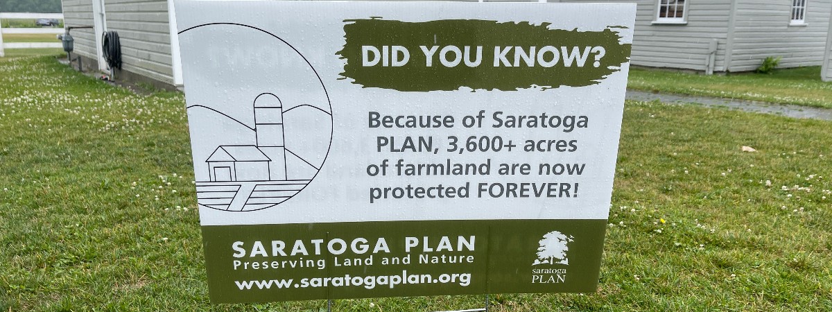 Did You Know Sign about Saratoga PLAN