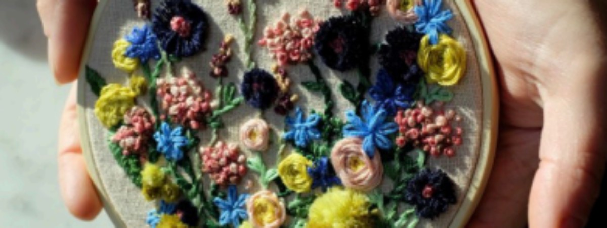 floral embroidery