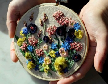 floral embroidery
