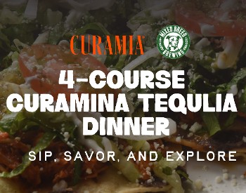 4-Course Curamia Tequila Dinner at Mixed Breed Brewing