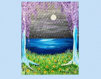 flowering lake