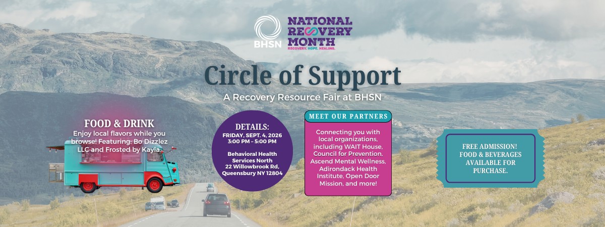 Circle of Support: Recovery Resource Fair at BHSN