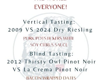 Thirsty Owl vs the World June Menu