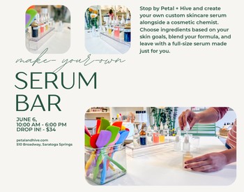 Serum Bar at Petal + Hive
