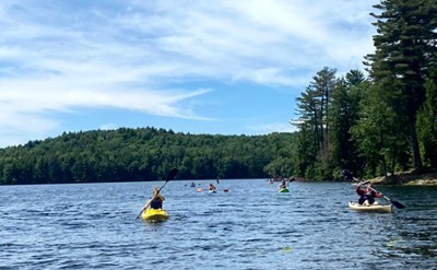 Kayaking on Lakes Pond at CLN