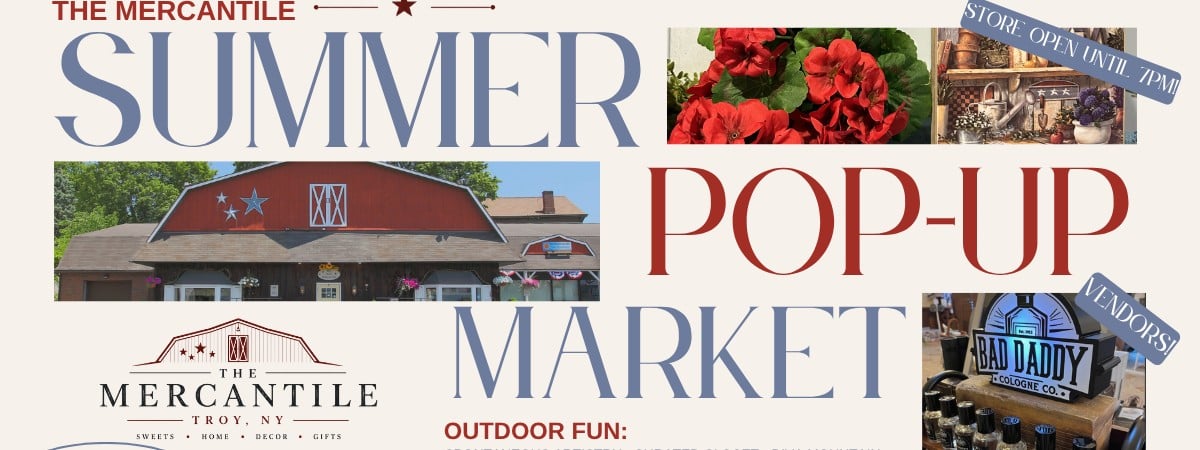 The Mercantile Summer Pop Up Market!