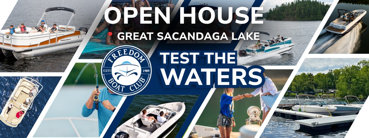 Freedom Boat Club at Sacandaga Open House Promo