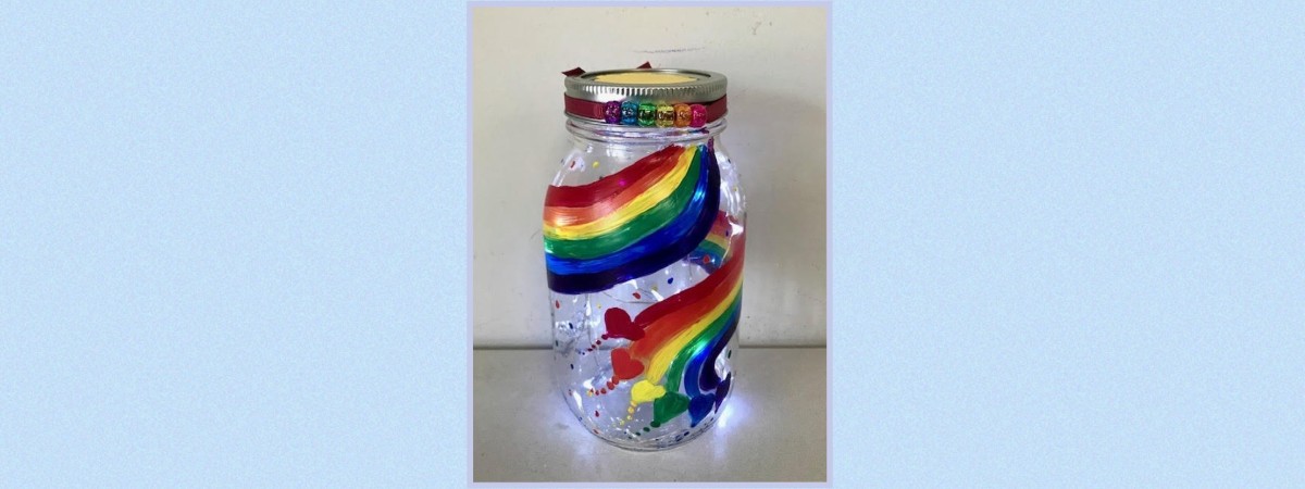 rainbow jar