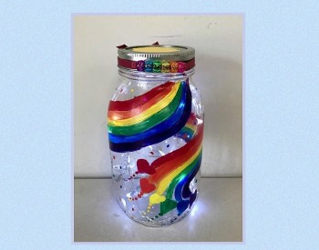 rainbow jar