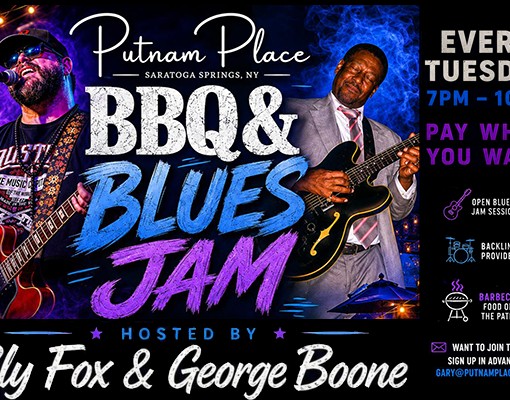 BBQ and Blues Jam at Putnam Place