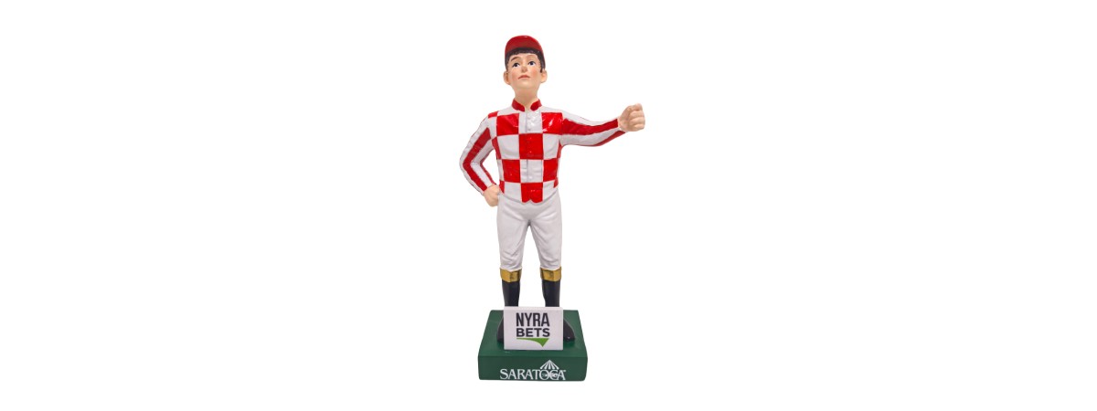 jockey statue
