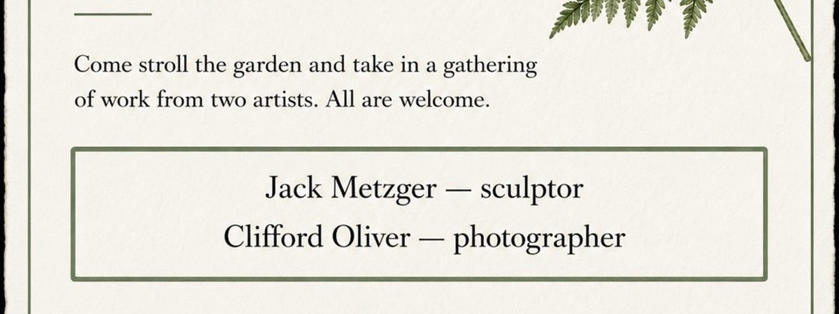 Art in the Garden info