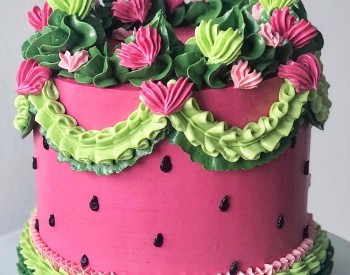Summery Vintage styled cake