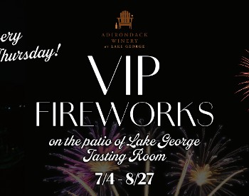 VIP Fireworks Viewing on our Lake George Patio