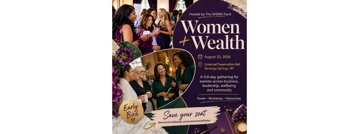 Women + Wealth Poster