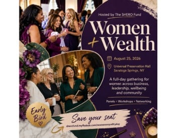 Women + Wealth Poster