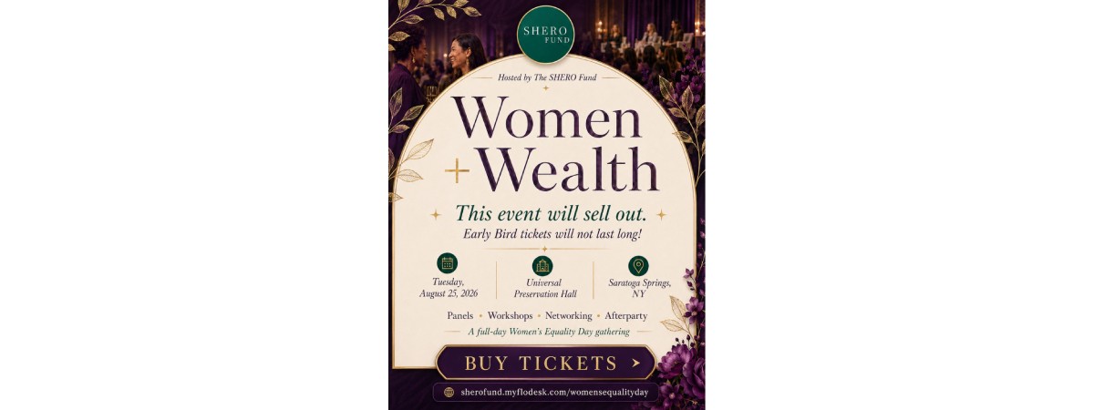 Women + Wealth Poster