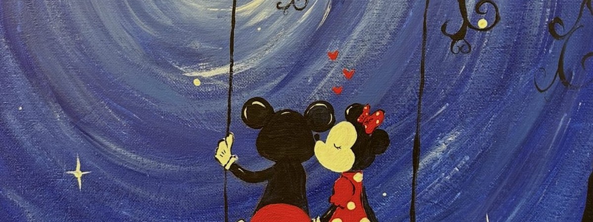 mouse in tree painting