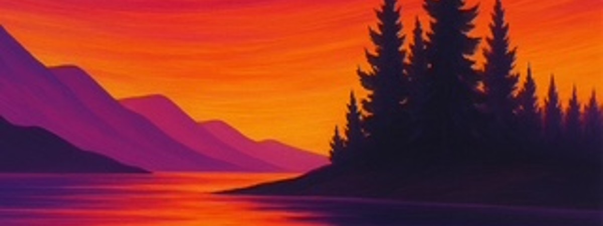 paint and glow painting