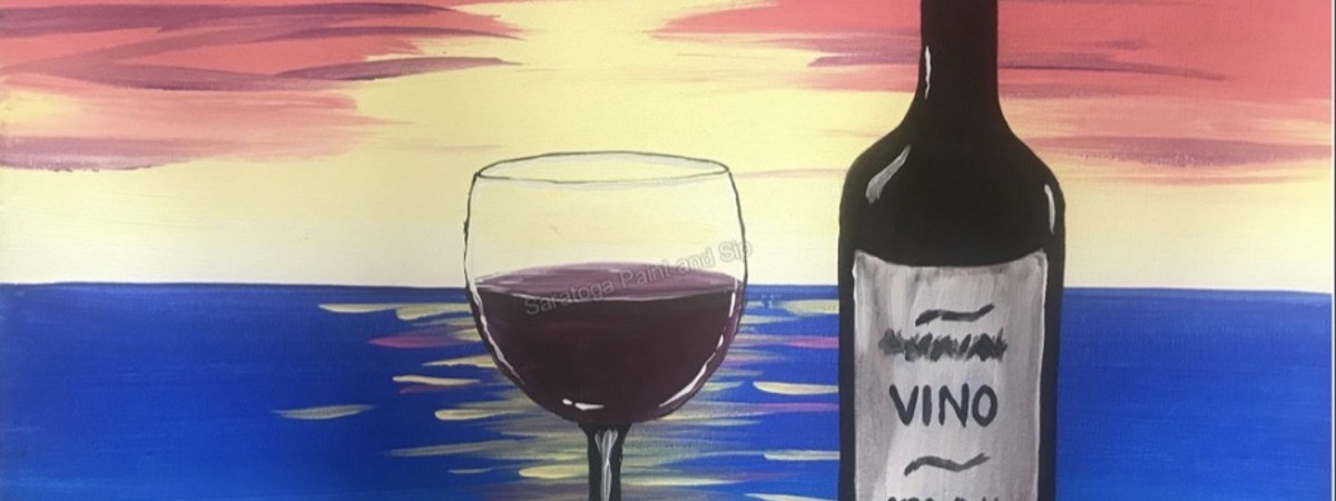 wine painting