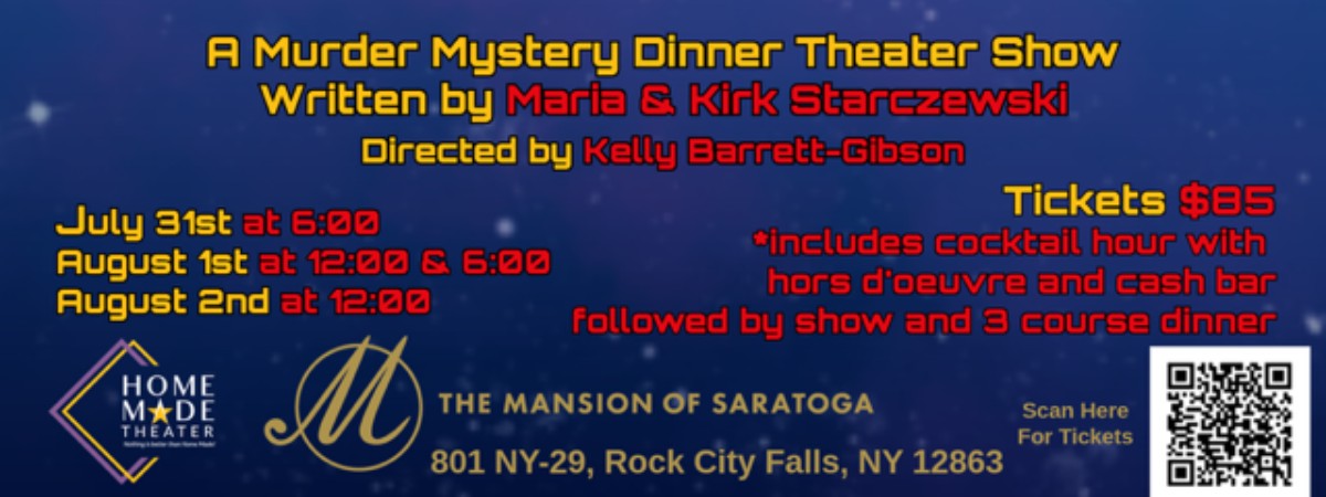 Home Made Theater's Annual Murder Mystery Dinner Theater Fundraiser!
